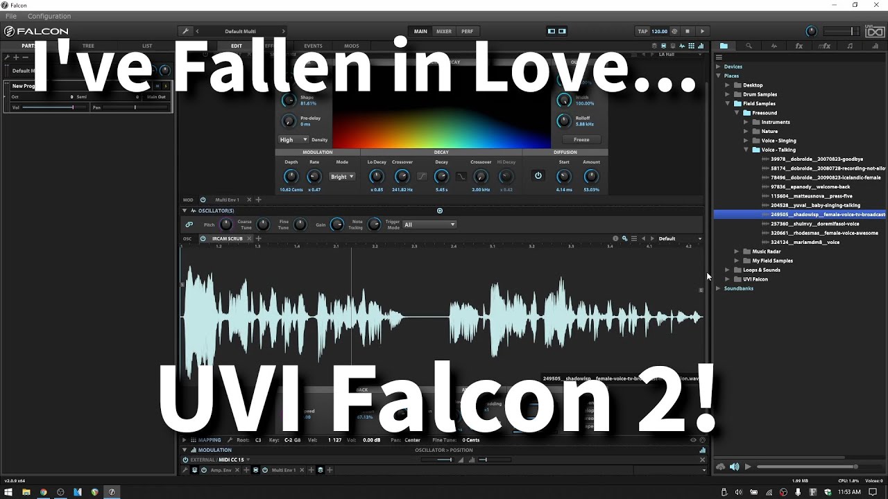 Я влюбился... [UVI Falcon 2!!!]