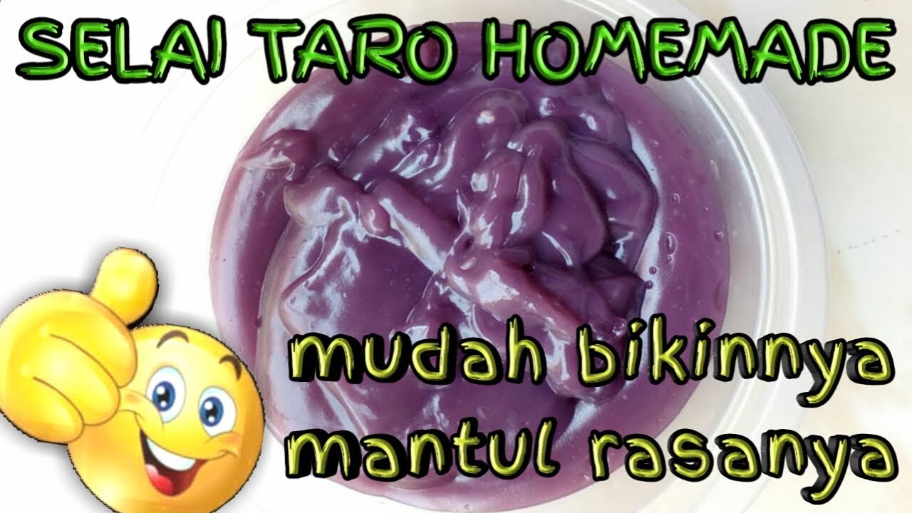 Cara membuat selai taro sendiri | selai taro homemade