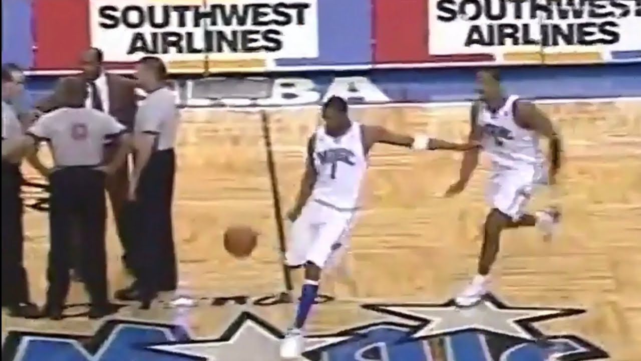 Tracy McGrady Punts Ball Into the Stands Twice (2004)