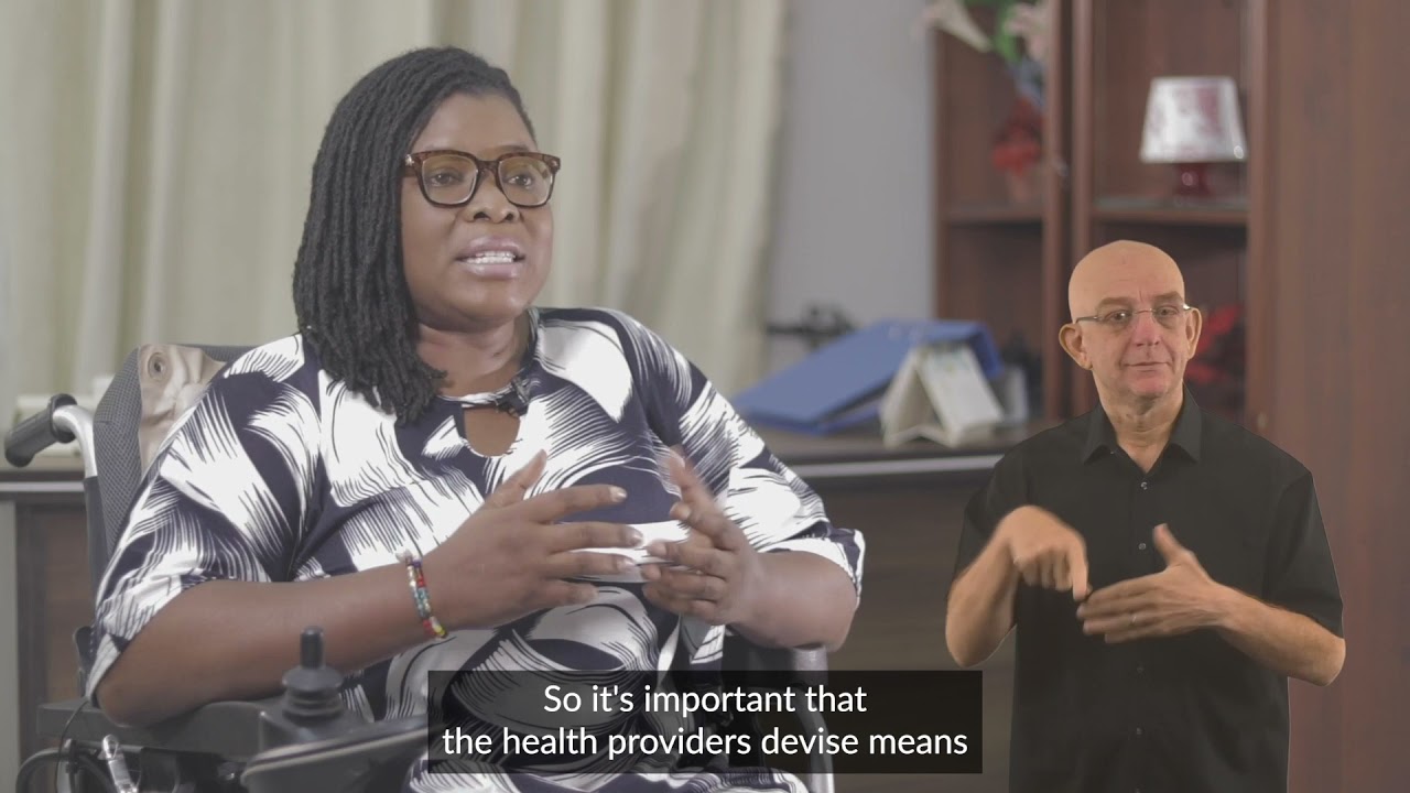Persons with disabilities share their experiences of accessing health information