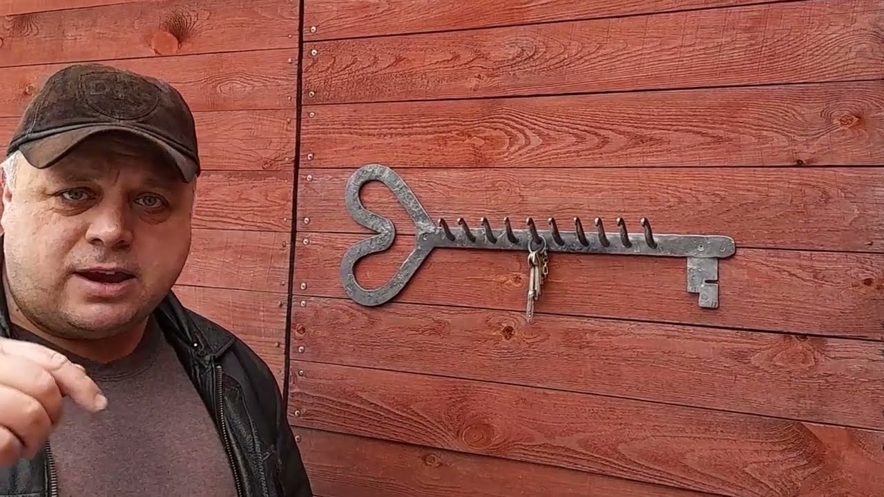 А тебя не достали валяющиеся ключи? Кованая ключница, художественная ковка от кузнеца ручной работы