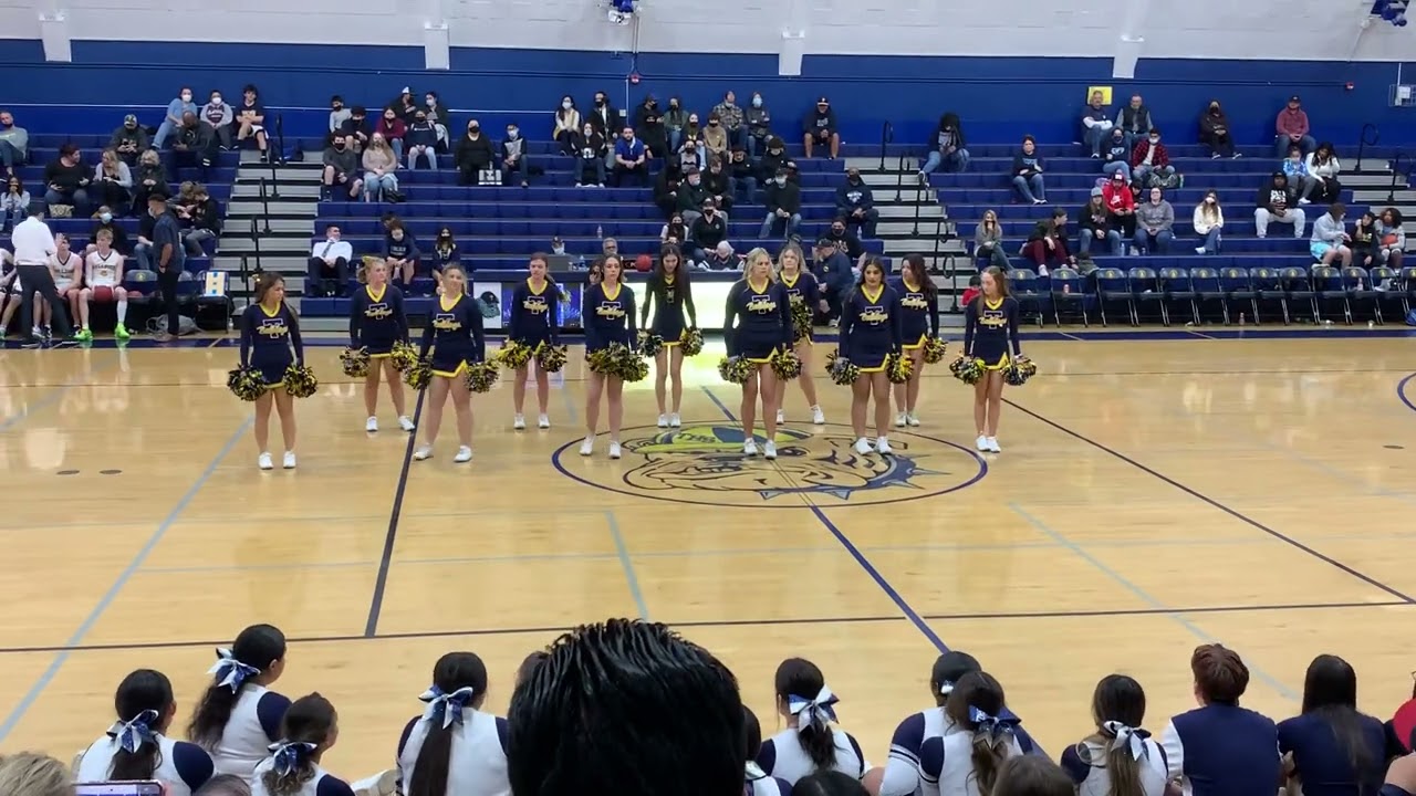 Megan and THS Cheer’s Basketball Halftime Show