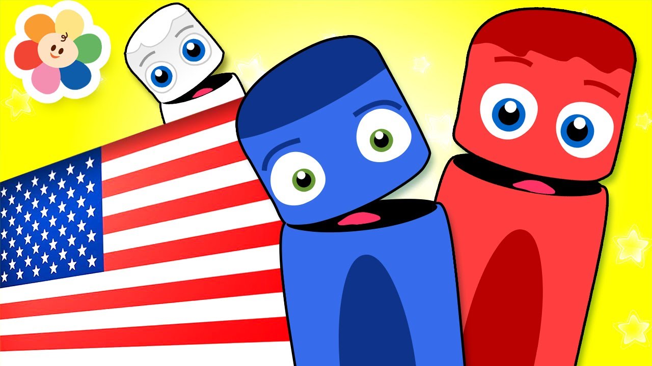 Learn Colors for Children! | 4th of July Color Crew Special | Color Learning Videos from BabyFirst