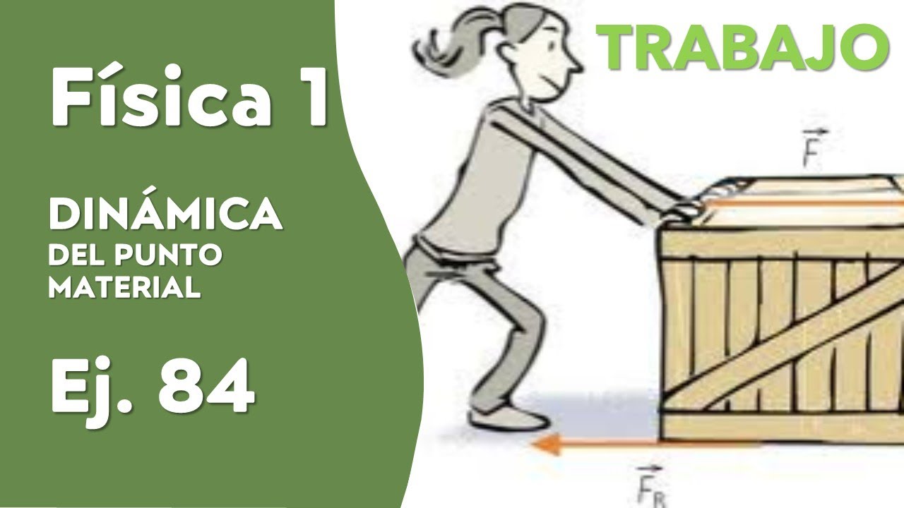 Física 1 - DINÁMICA del punto material - Ej. 84 - Trabajo