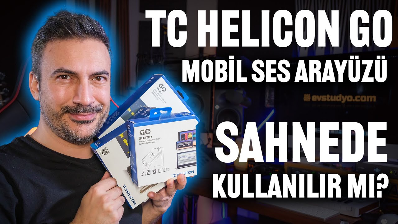 TC HELICON GO MOBİL KAYIT SES KARTI (Guitar, Vocal, Solo, Twin)