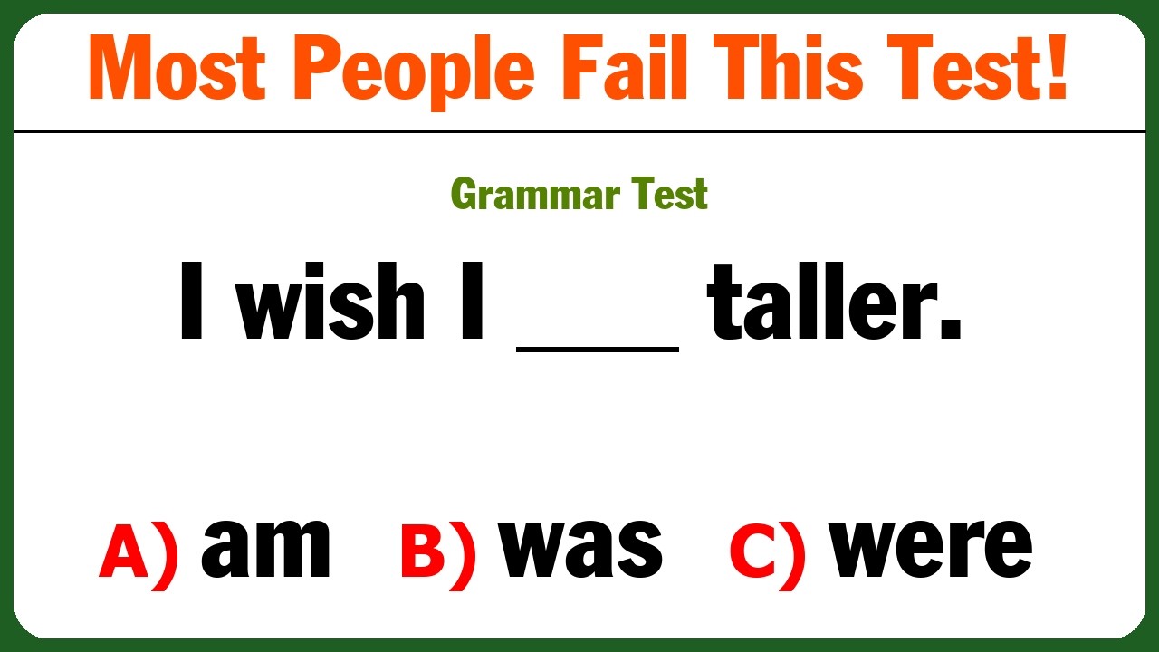 Ultimate Mixed Grammar Quiz!