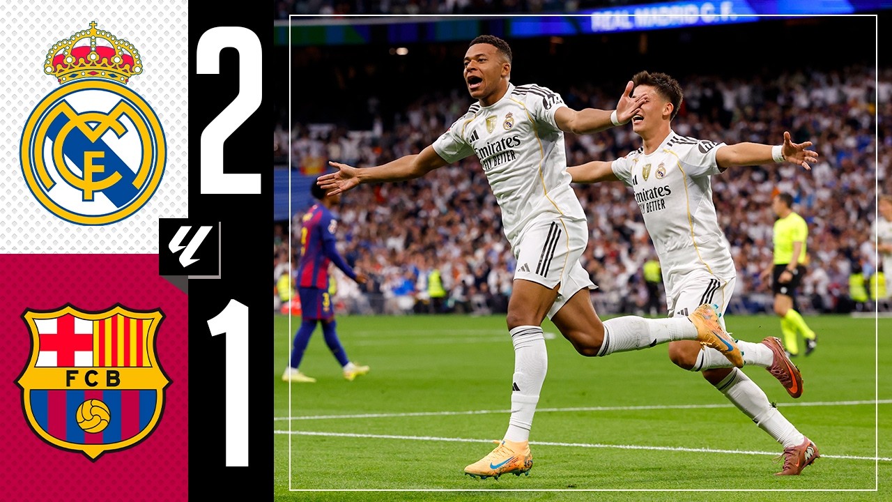 RESUMEN | Real Madrid 2-1 Barcelona | LaLiga