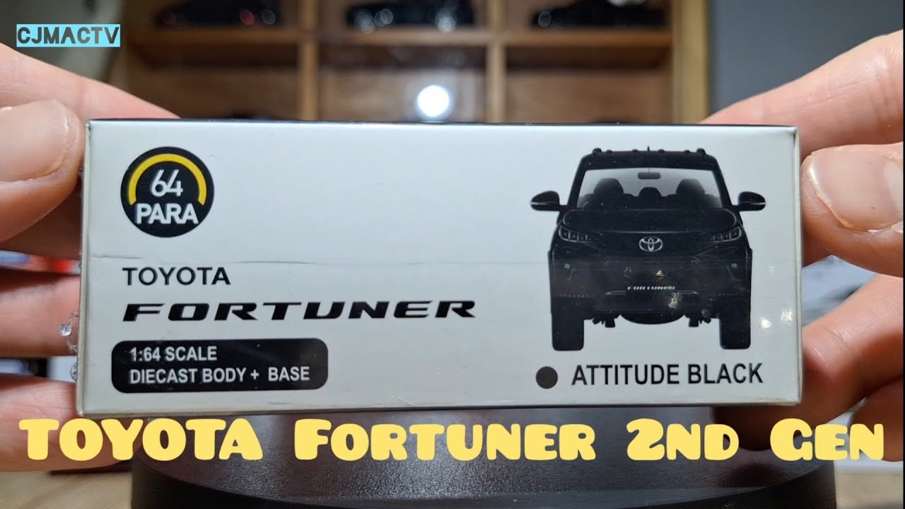 Unboxing of Para64 Toyota Fortuner (Attitude Black)