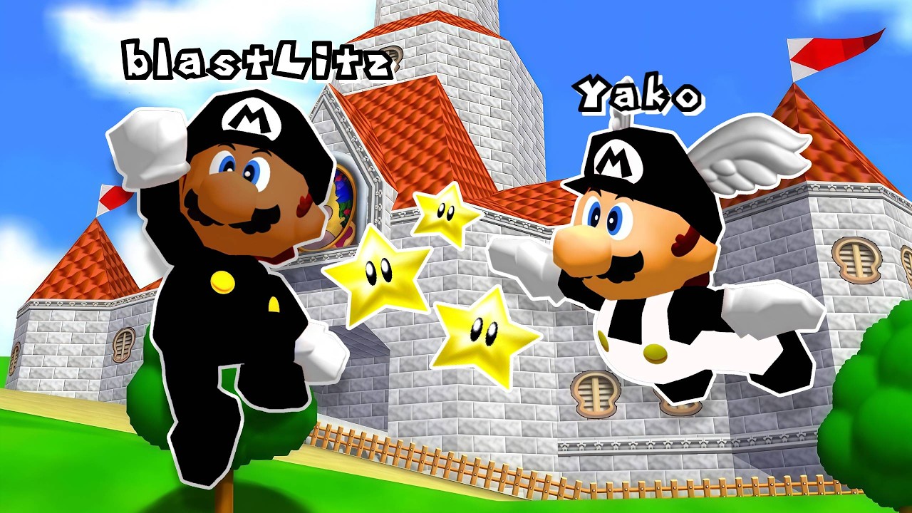 Mario 64 MULTIJUGADOR con UN AUTISTA GRADO 3 (MEDICADO) (SOY YO)