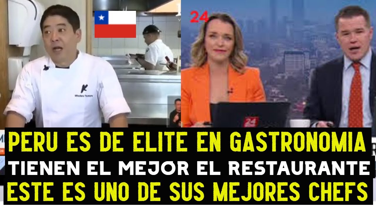 CHEF PERUANO DA CATEDRA EN LA TELEVISION CHILENA CON LA GASTRONOMIA PERUANA