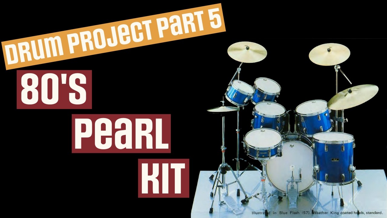Drum Rehab Part 5: 80s Pearl Maple Unwrapping and Prep