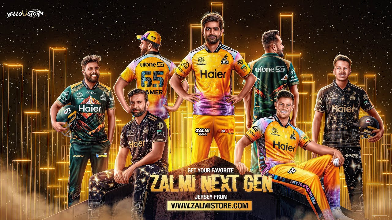 Официальная футболка #ZalmiNextGen для HBLPSL11 | Купить сейчас в @OfficialZalmi 🛒