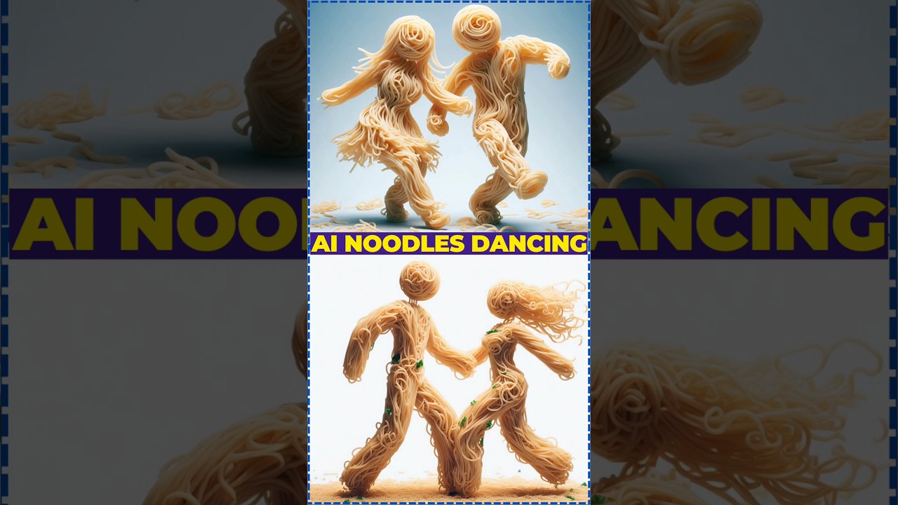 Dancing Noodles Ai Reels Editing || Dancing Noodle Ai Video || Noodles Dancing