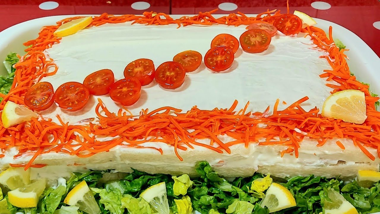 🍞 PASTEL DE PAN DE MOLDE, ATÚN Y SURIMI 👌RÁPIDO Y SENCILLO ✅ // BEATRIZ COCINA