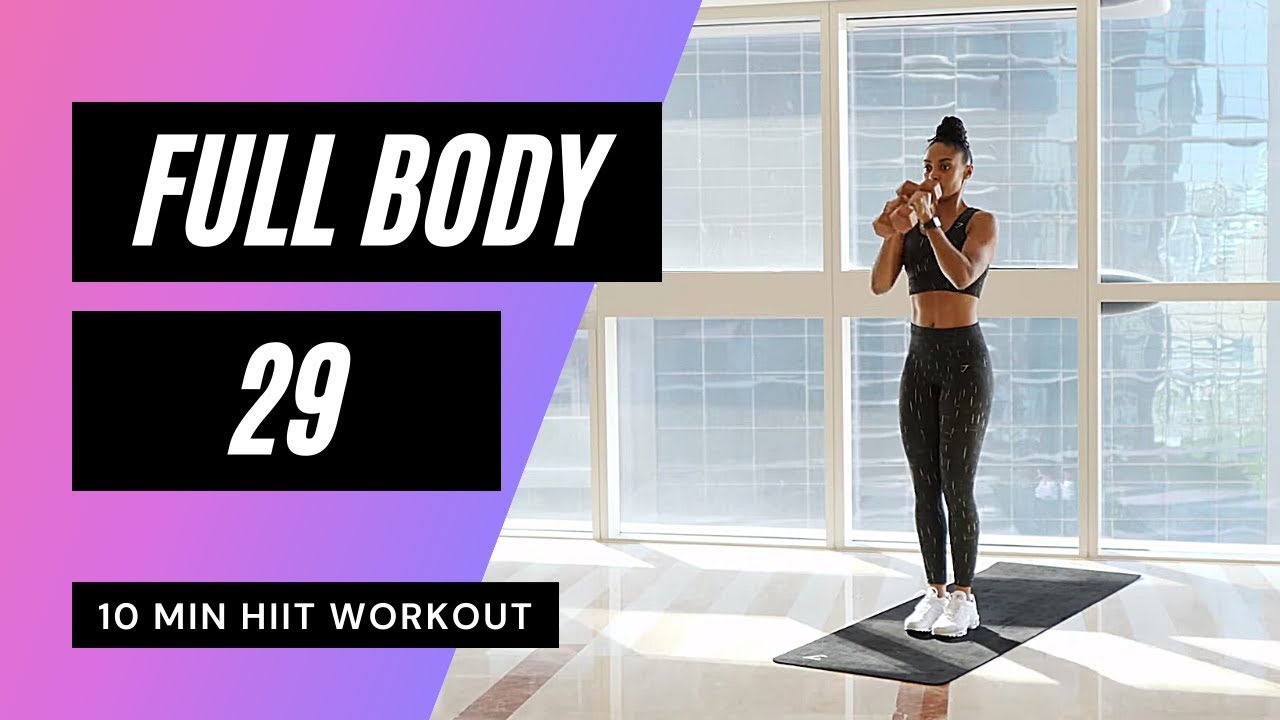 10 MIN FULL BODY DUMBBELL WORKOUT // HIIT | MrandMrsMuscle