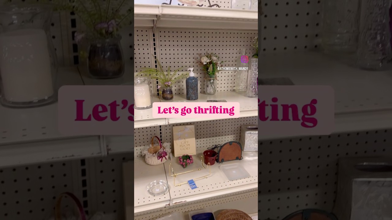 Thrift With Me 🛍️ | Budget Thrift Shopping Finds + Quick Home Decor Haul