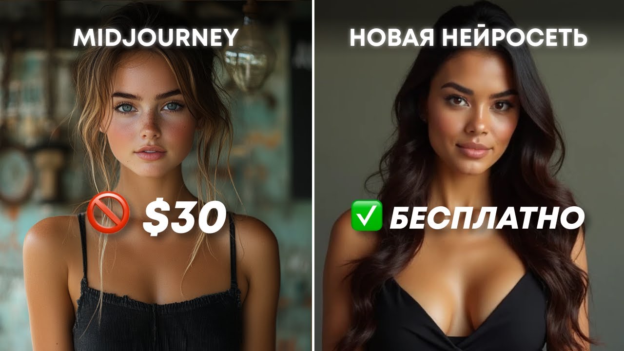 Midjourney не нужен! БЕСПЛАТНАЯ, БЕСКОНЕЧНАЯ генерация картинок!