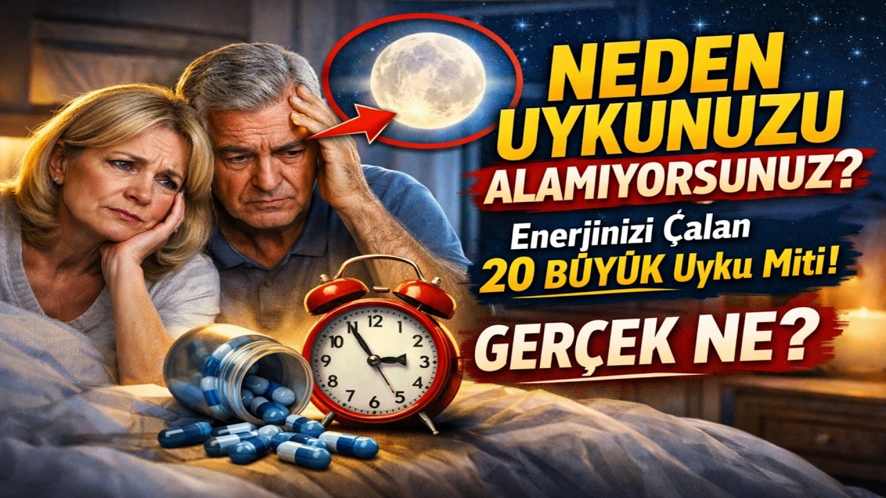 NEDEN UYKUNUZU ALAMIYORSUNUZ? Enerjinizi Çalan Uykuyla İlgili 20 Büyük Miti Çürütüyoruz.