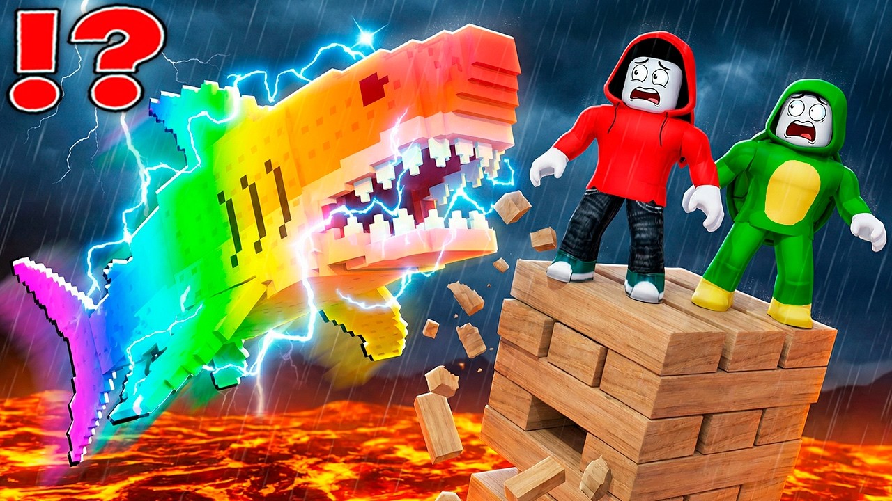 JJ and Mikey Playing Jengo in Roblox !? (Maizen Roblox)