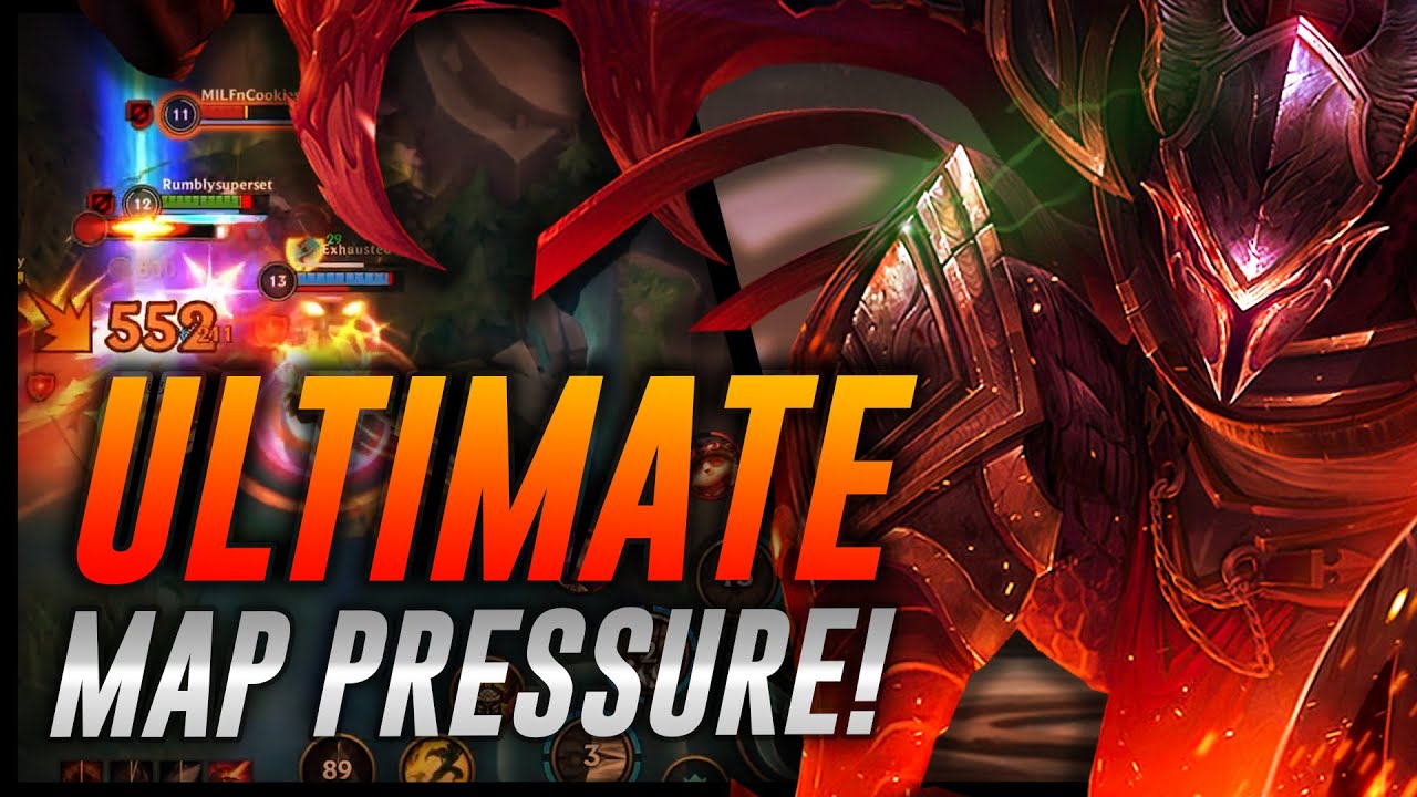 WILD RIFT | THE MAP PRESSURE KING!! | Pantheon Gameplay