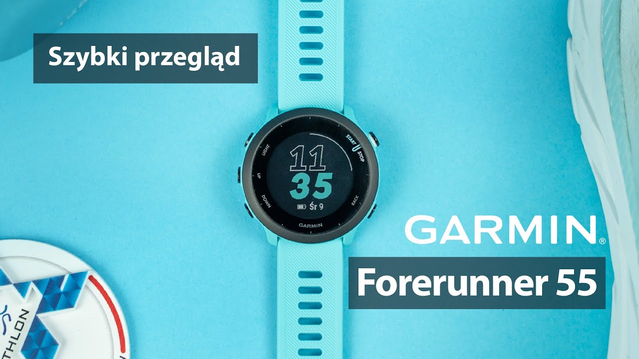 Garmin Forerunner 55 - Szybki przegląd