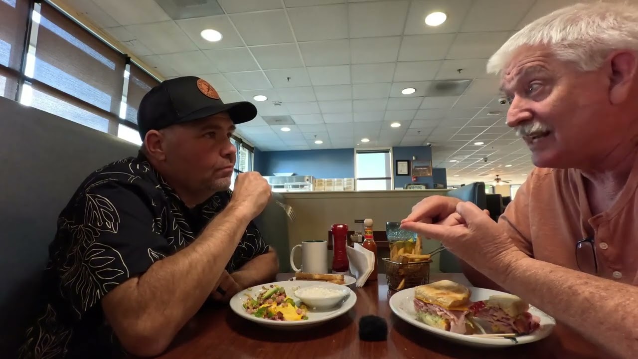 HAVING LUNCH AND TALKING ABOUT JESUS