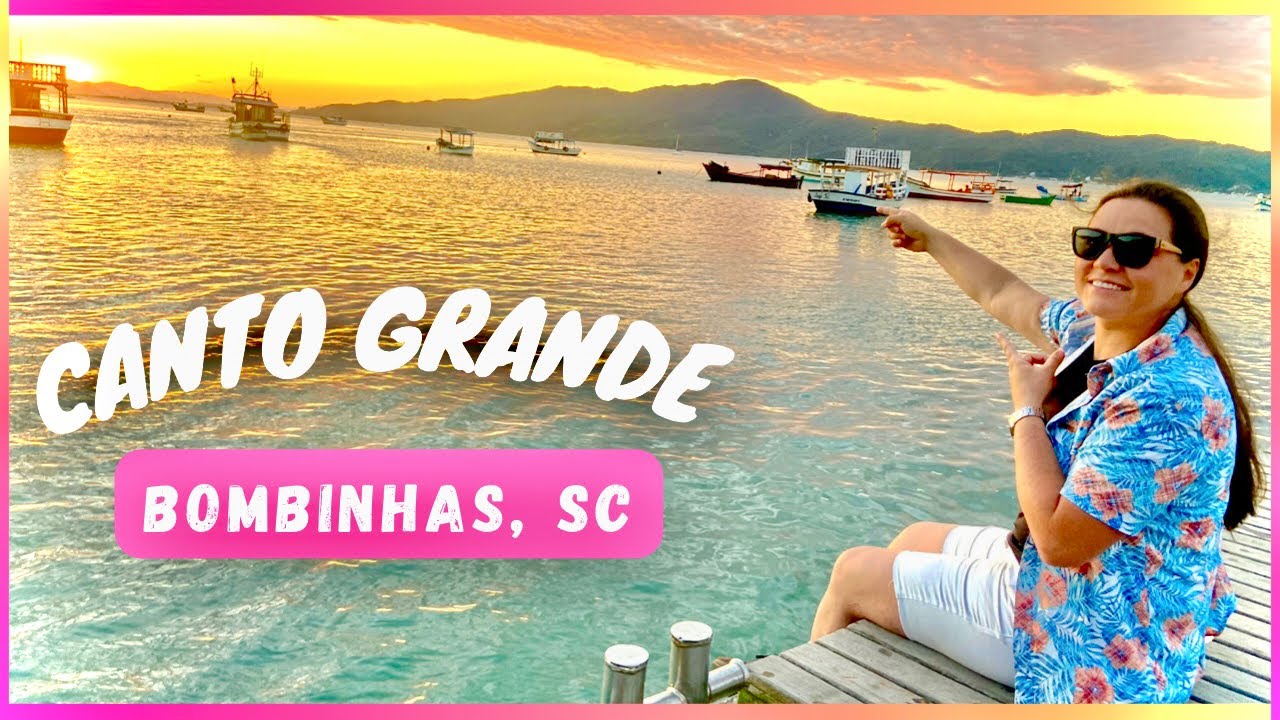 O PÔR DO SOL MAIS LINDO EM BOMBINHAS, É EM CANTO GRANDE / MAR DE DENTRO. 🌊🌅
