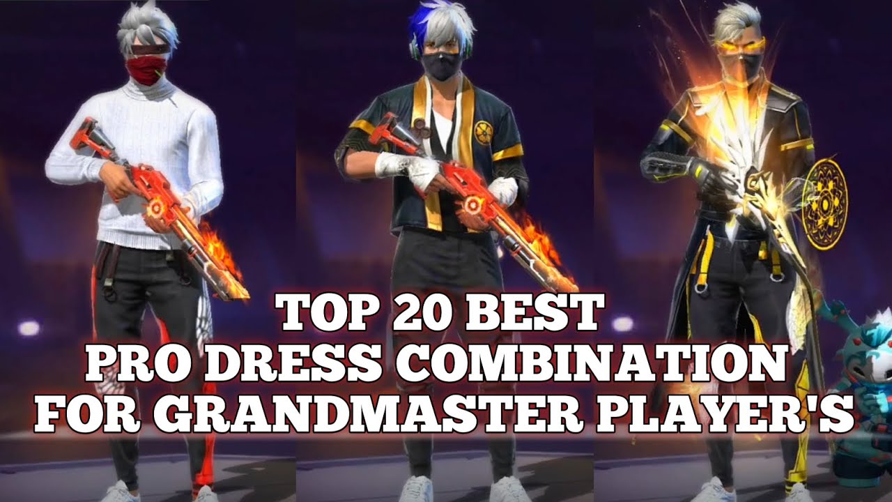 TOP 20 BEST PRO DRESS COMBINATION FOR GRANDMASTER PLAYER'S 😀