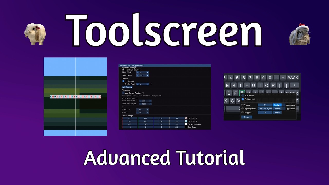 Advanced Tutorial for Toolscreen