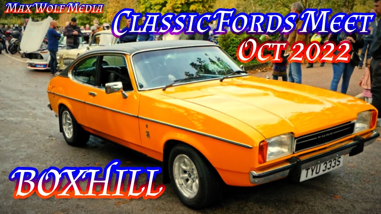 South London Retro Power Crew Boxhill Classic Ford Meet