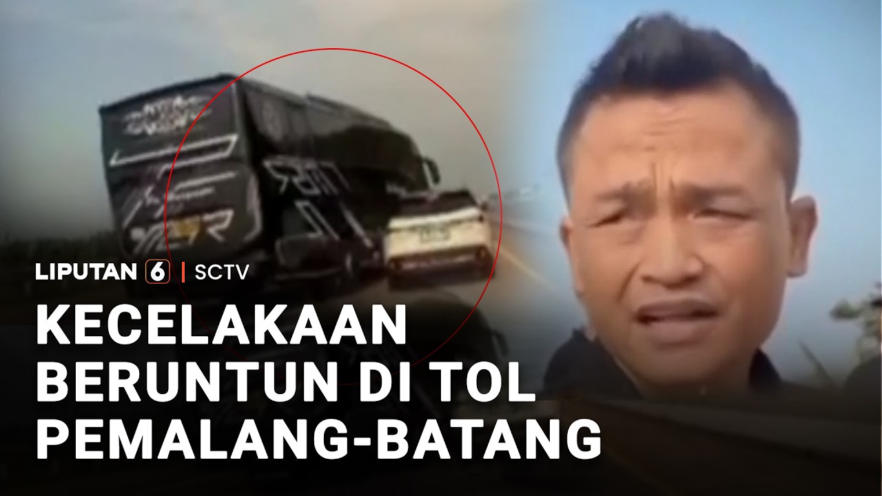 Kecelakaan Beruntun di Tol Pemalang-Batang | Liputan 6