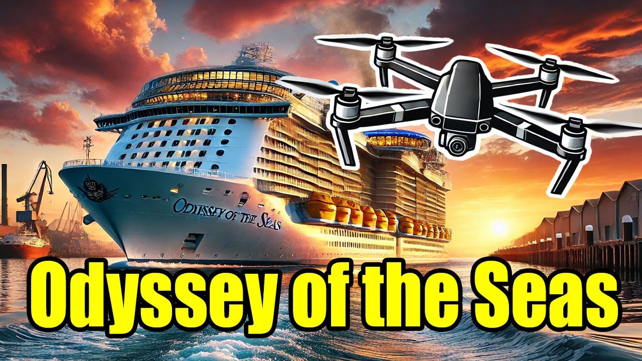 🚢 Odyssey of the Seas at Port Liberty, Bayonne, NJ | DJI Mavic Mini Pro 4 📸