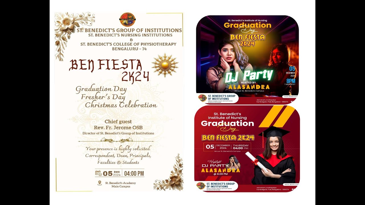 St. Benedict's Institute of Nursing | BEN FIESTA 2K24 | 05-12-2024