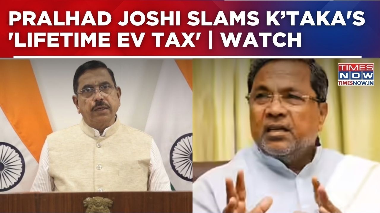 Union Minister Pralhad Joshi Slams Karnataka&rsquo;s 'Lifetime EV Tax', Warns 'It Hurts Green Mobility'