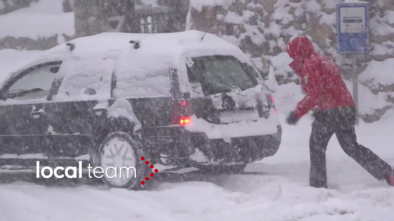 Limone Piemonte nella bufera di neve: 2 dicembre 2017