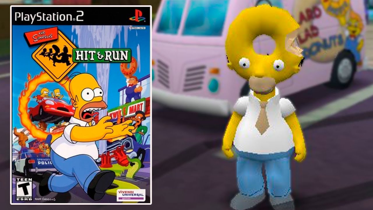 O esquecido SIMPSONS HIT AND RUN do ps2
