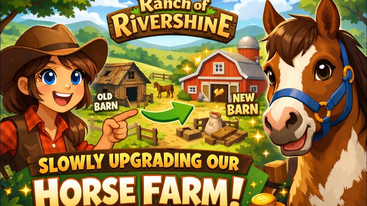 Relaxing Ranch Progress 🐎 Slowly Upgrading Our Horse Farm