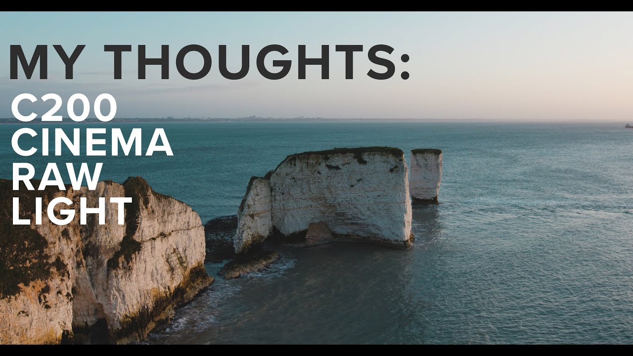 My Thoughts on the Canon C200 Cinema Raw Light - Old Harry Rocks at Sunrise