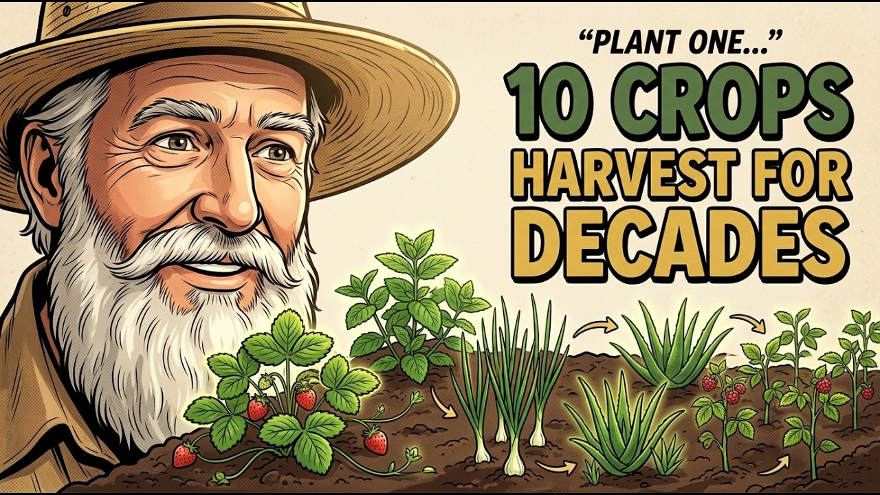 Plant These 10 Crops Once, Harvest for Decade