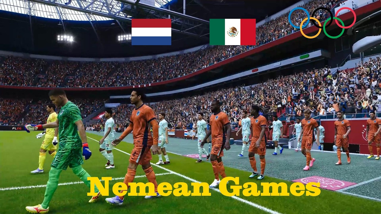 Netherlands 🇳🇱 vs Mexico 🇲🇽 Football Men ⚽ Group J ⚽ Nemean Games