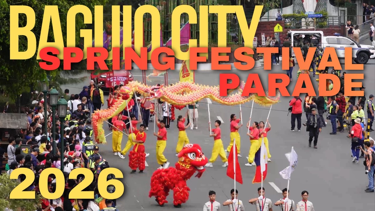 Baguio Spring Festival Grand Colorful Parade 2026 (IN FULL) Session Road, Baguio City| Feb. 18, 2026