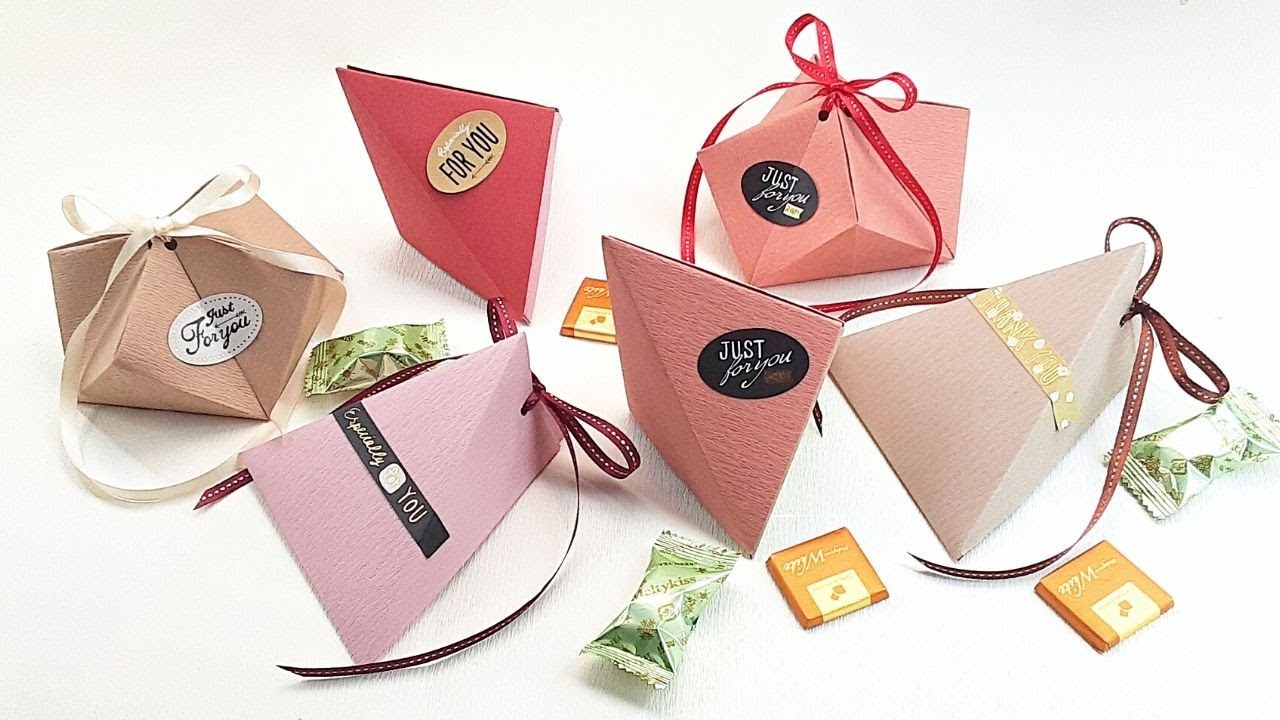 LOVE CHOCOLATE SMALL BOX GIFT WRAP | ORIGAMI BOX GIFT WRAPPING| I.Sasaki