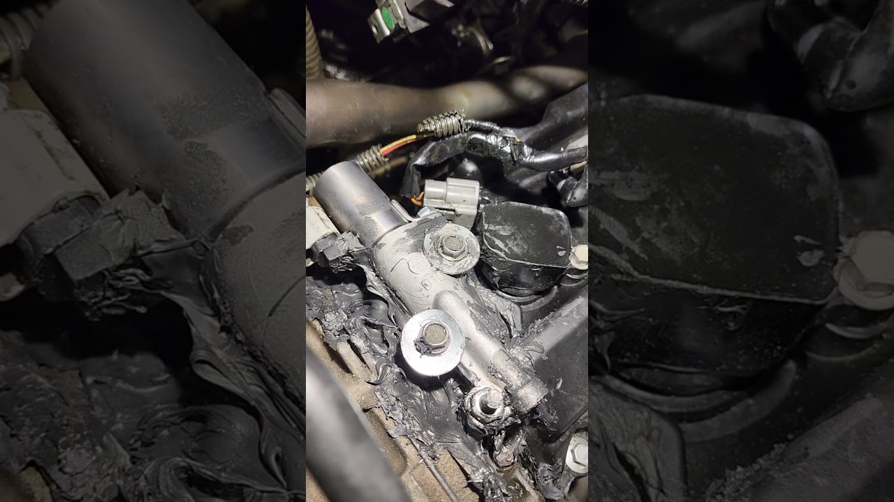 Bad VVT SOLINIOD LEAK.STRIPPED BOLTS.Over Kill use w/PERMATEX OIL RESISTANT.STOPPED LEAK 👍 👌