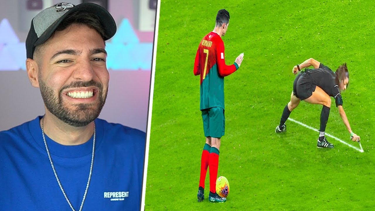 Wakez REAGIERT auf LUSTIGE FUßBALL MOMENTE😂