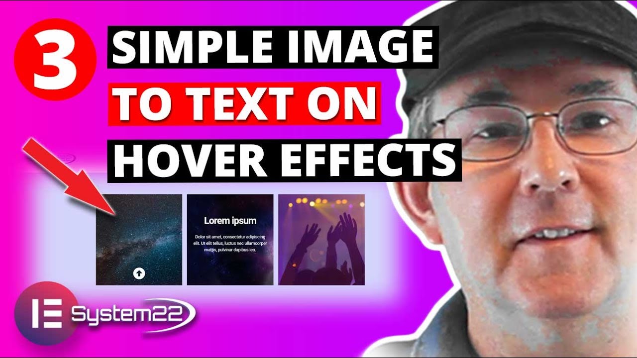 Elementor  Hover Effects 3 Simple Image To Text Effects | Elementor Free 👈👈👍👍