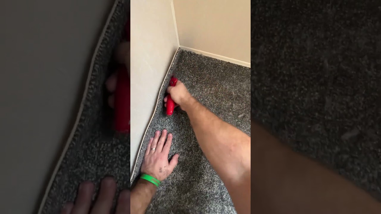 #flooring #carpet #asmr #carpetinstallation #pointofview #howto