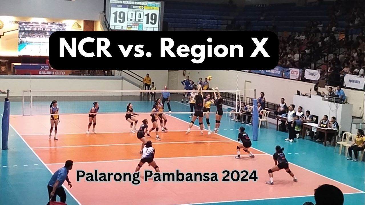 NCR (FEU) vs. Region X (Cagayan) | Palarong Pambansa 2024 | Secondary Girls Volleyball