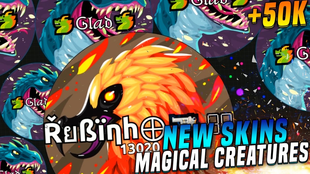 SUPER REVENTADA!! | New Skins | +50k | MAGICAL CREATURES | Agar.io | Rubinho vlc