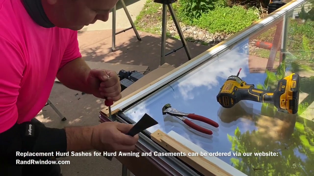 How To Reglaze Hurd Classic Casement Or Awning Wood/Clad Sash