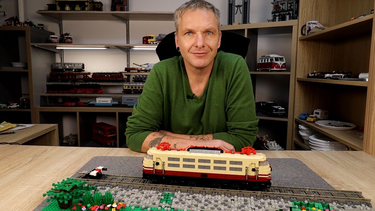 BlueBrixx 101329, Lokomotive BR103, Rheingold.  Unboxing und Aufbau